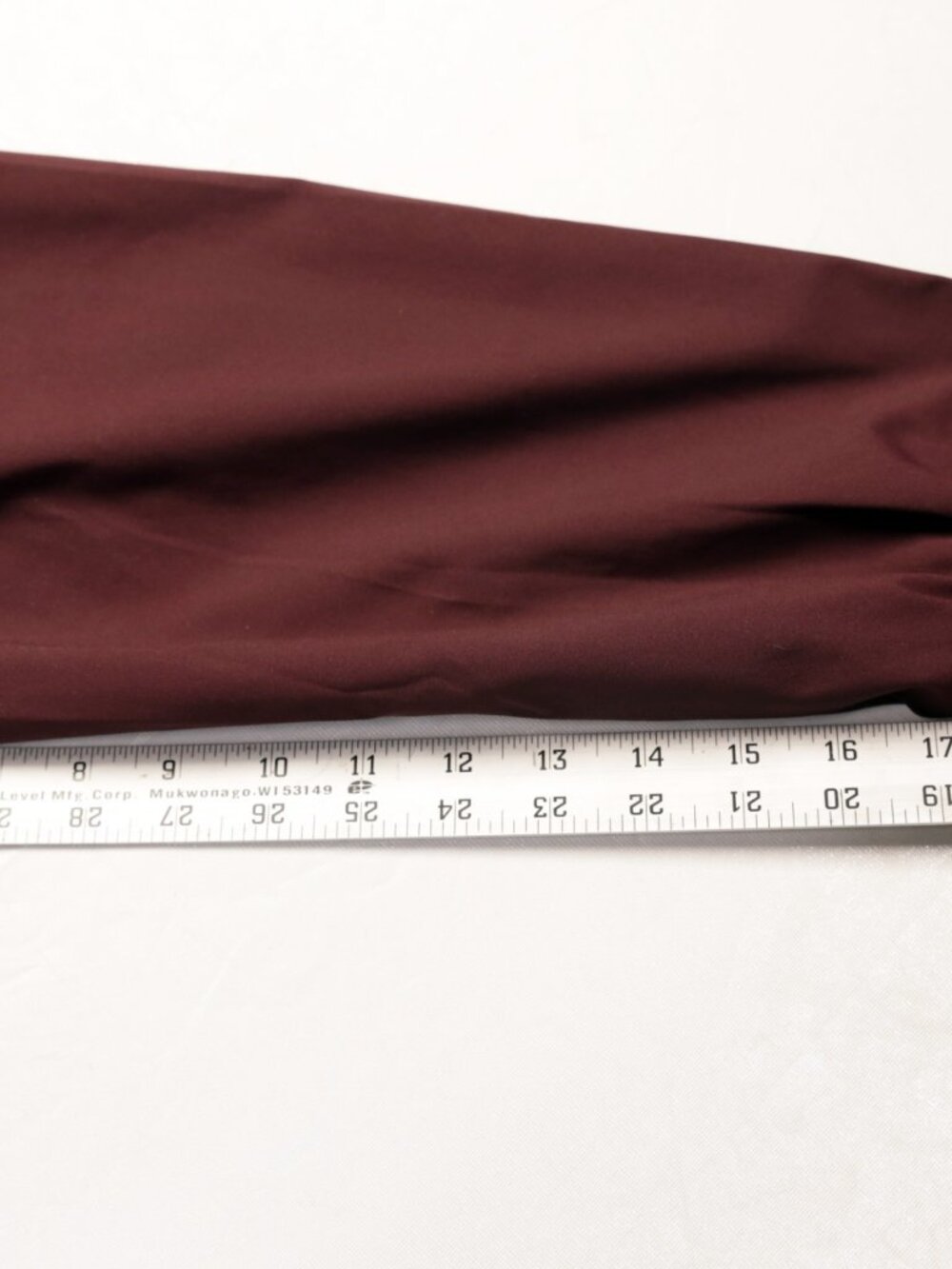 MAGCOMSEN Men’s Maroon Full Zip Bomber Jacket Size L–Lightweight Softshell Windb - Picture 8 of 13